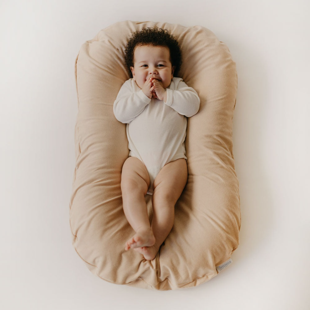 Baby Comfort+ | Zandkleur | Bovenzicht model